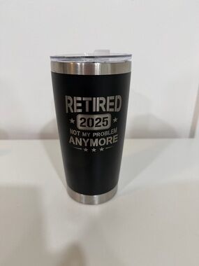 Retired 2025 Black Stainless Tumbler